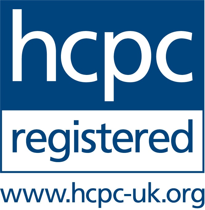 Logo of the Health and Care Professions Council (HCPC), demonstrating that as an audiologist, I am regulated and adhere to professional standards for high-quality care.